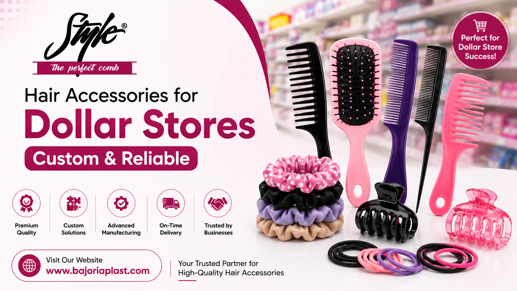 Hair Accessories for Dollar Stores – Custom & Reliable